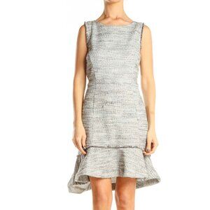 Banana Republic Boucle Tweed Flounce Dress $148